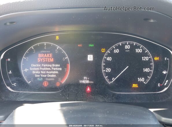 1HGCV1F31LA073531 2020 HONDA ACCORD Blue Vista de los asientos traseros