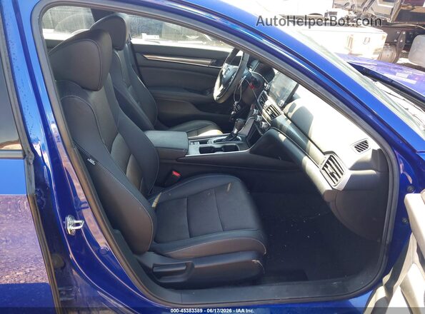 1HGCV1F31LA073531 2020 HONDA ACCORD Blue Vista interior delantera