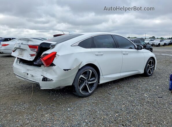 1HGCV1F31LA076784 2020 HONDA ACCORD White Հետևի աջ