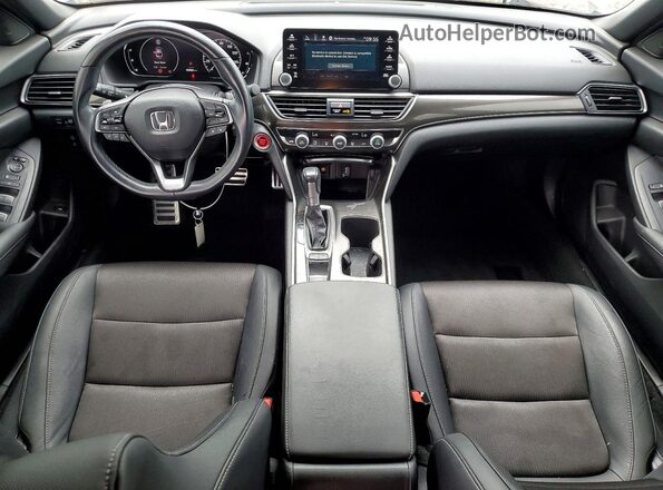 1HGCV1F31LA076784 2020 HONDA ACCORD White Առջևի վահանակի տեսք