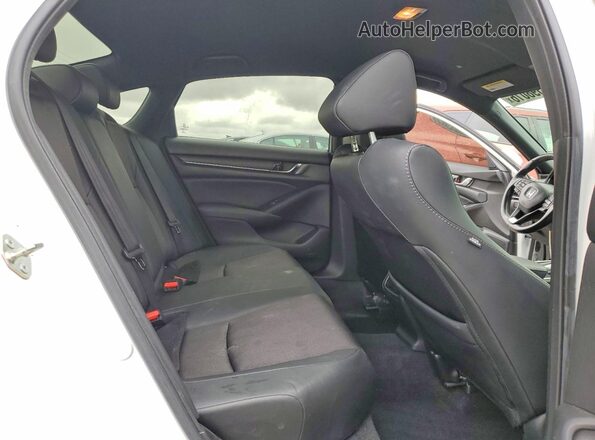1HGCV1F31LA076784 2020 HONDA ACCORD White Հետևի նստատեղերի տեսք