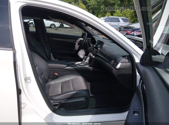 1HGCV1F31LA135994 2020 HONDA ACCORD White Widok wnętrza z przodu