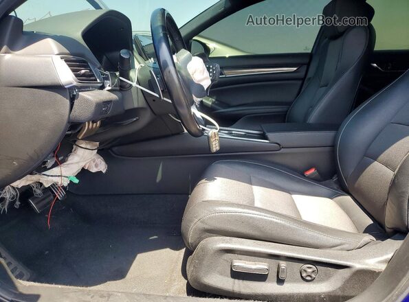1HGCV1F31MA033094 2021 HONDA ACCORD Blue Front interior view