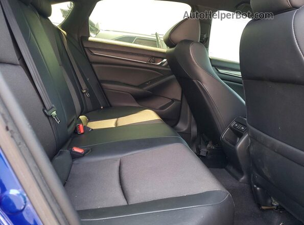 1HGCV1F31MA033094 2021 HONDA ACCORD Blue Rear seats view