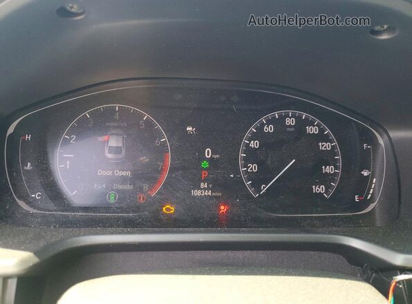 1HGCV1F31MA033094 2021 HONDA ACCORD Blue Instrument cluster view