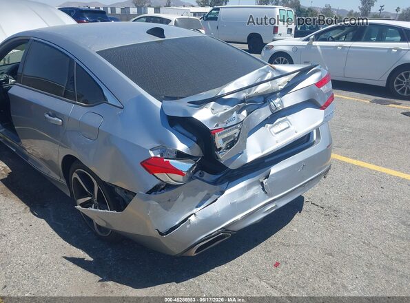 1HGCV1F31MA053474 2021 HONDA ACCORD Silver წინა ხედი