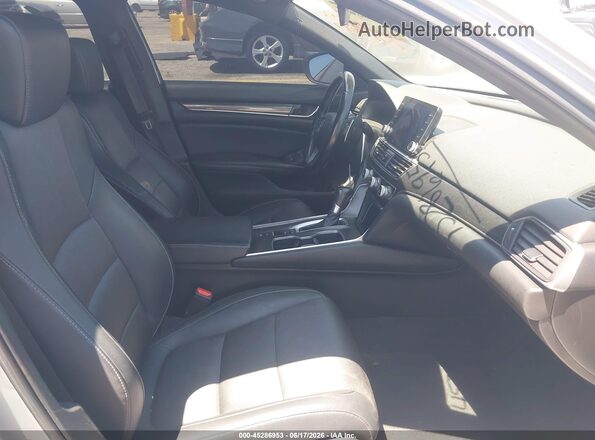 1HGCV1F31MA053474 2021 HONDA ACCORD Silver წინა სალონის ხედი