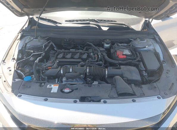 1HGCV1F31MA053474 2021 HONDA ACCORD Silver უკანა ხედი