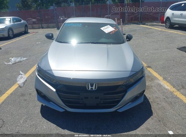1HGCV1F31MA053474 2021 HONDA ACCORD Silver ხელსაწყოთა პანელის ხედი