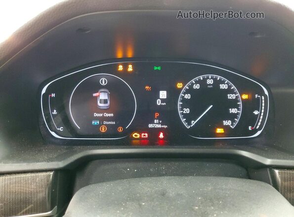 1HGCV1F31MA070081 2021 HONDA ACCORD Blue Սարքավորումների վահանակի տեսք