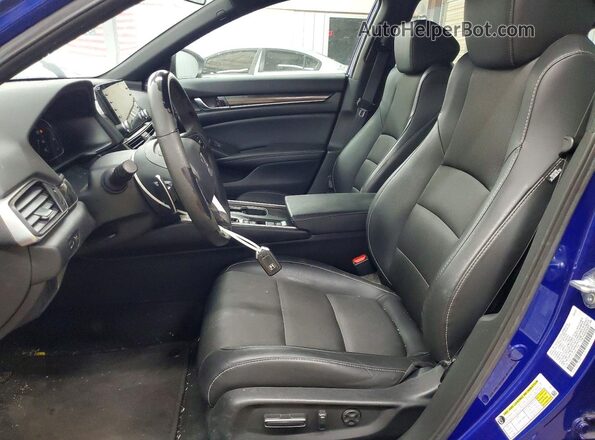 1HGCV1F31MA070081 2021 HONDA ACCORD Blue Սալոնի դիմացի տեսք