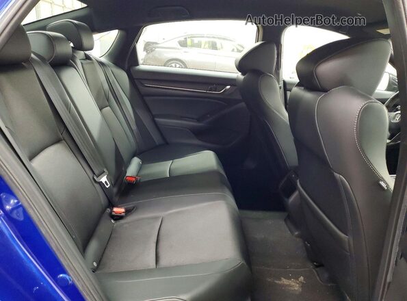 1HGCV1F31MA070081 2021 HONDA ACCORD Blue Հետևի նստատեղերի տեսք