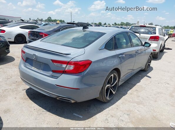 1HGCV1F31MA070176 2021 HONDA ACCORD Gray Հետևի աջ