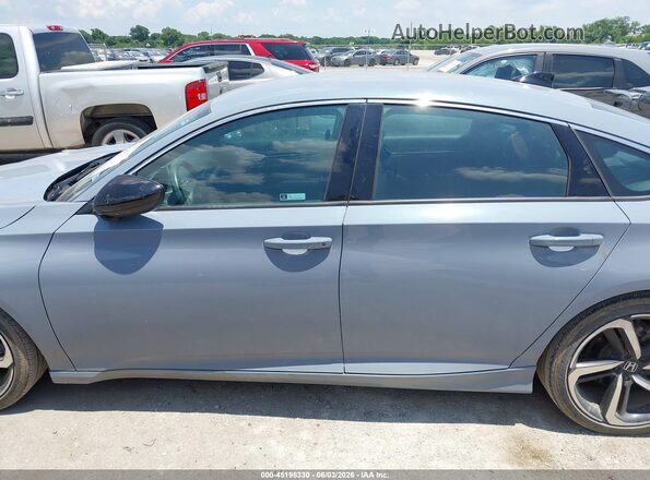 1HGCV1F31MA070176 2021 HONDA ACCORD Gray Սալոնի հետևի տեսք