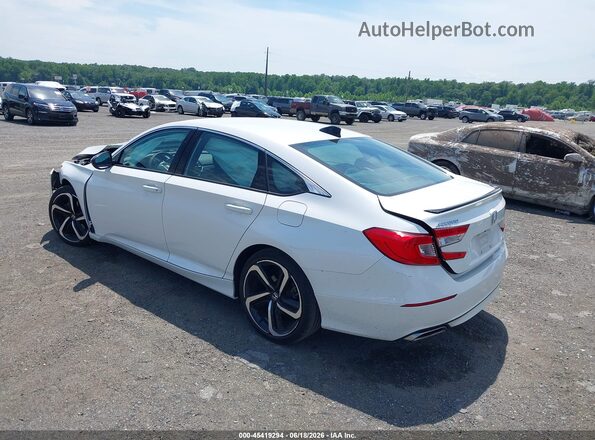 1HGCV1F31MA116850 2021 HONDA ACCORD White Rear left