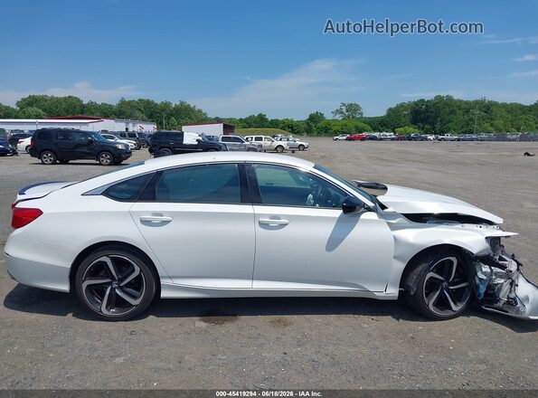 1HGCV1F31MA116850 2021 HONDA ACCORD White Rear interior view
