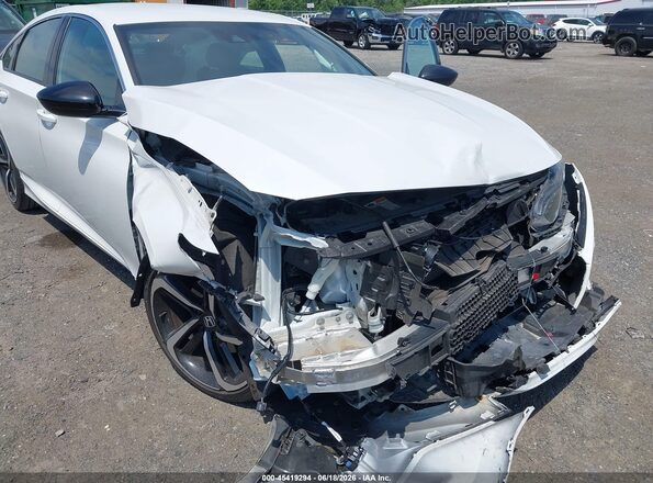 1HGCV1F31MA116850 2021 HONDA ACCORD White Front view