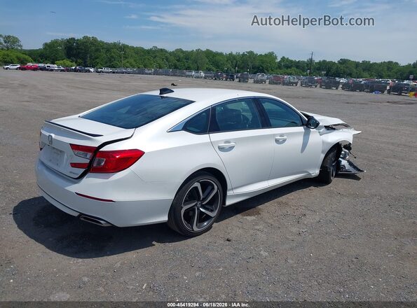 1HGCV1F31MA116850 2021 HONDA ACCORD White Rear right
