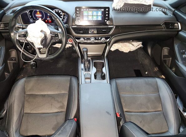 1HGCV1F31NA001070 2022 HONDA ACCORD Silver წინა პანელის ხედი