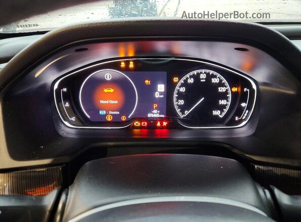 1HGCV1F31NA001070 2022 HONDA ACCORD Silver ხელსაწყოთა პანელის ხედი
