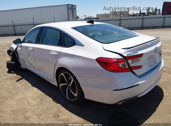1HGCV1F31NA044503 2022 HONDA ACCORD White Задня ліва чверть