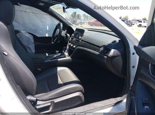 1HGCV1F31NA044503 2022 HONDA ACCORD White Вид салону спереду