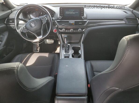 1HGCV1F31NA049832 2022 HONDA ACCORD White წინა პანელის ხედი