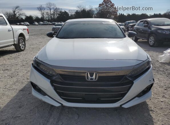 1HGCV1F31NA049832 2022 HONDA ACCORD White წინა ხედი