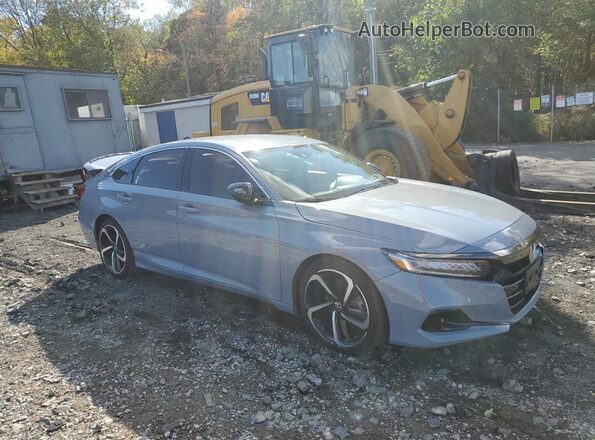 1HGCV1F31NA064640 2022 HONDA ACCORD Gray Delantero derecho