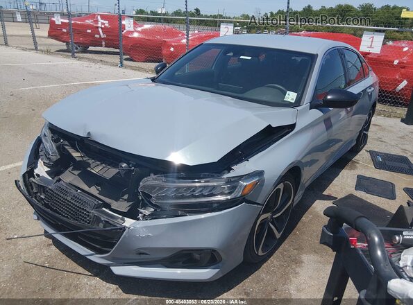 1HGCV1F31NA096746 2022 HONDA ACCORD Blue Vista tres cuartos delantera izquierda