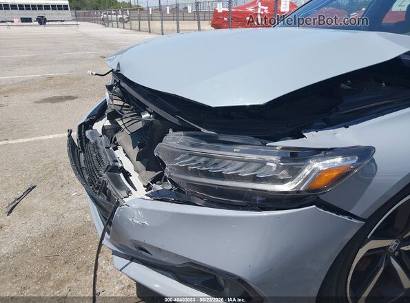 1HGCV1F31NA096746 2022 HONDA ACCORD Blue Vista frontal