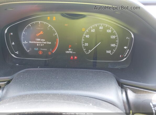 1HGCV1F32JA048330 2018 HONDA ACCORD Black Widok tylnych siedzeń