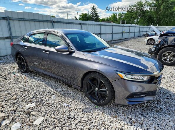 1HGCV1F32JA128176 2018 HONDA ACCORD Gray 
