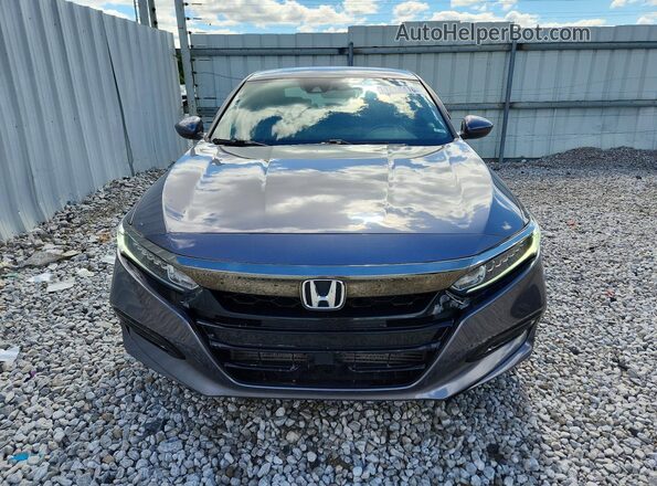 1HGCV1F32JA128176 2018 HONDA ACCORD Gray 