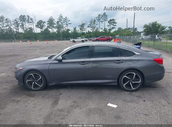 1HGCV1F32JA179001 2018 HONDA ACCORD Серый Панорамный вид салона 360°