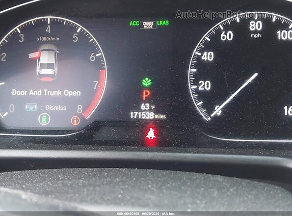 1HGCV1F32JA197952 2018 HONDA ACCORD Silver 
