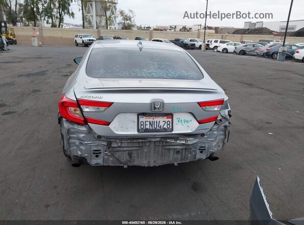 1HGCV1F32JA197952 2018 HONDA ACCORD Silver 