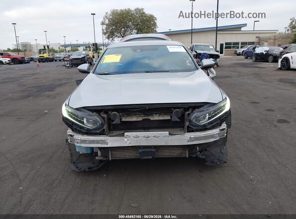 1HGCV1F32JA197952 2018 HONDA ACCORD Silver Սալոնի հետևի տեսք