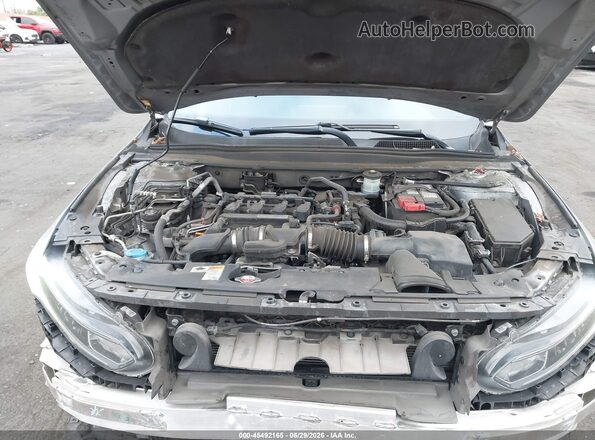 1HGCV1F32JA197952 2018 HONDA ACCORD Silver Հետևի տեսք
