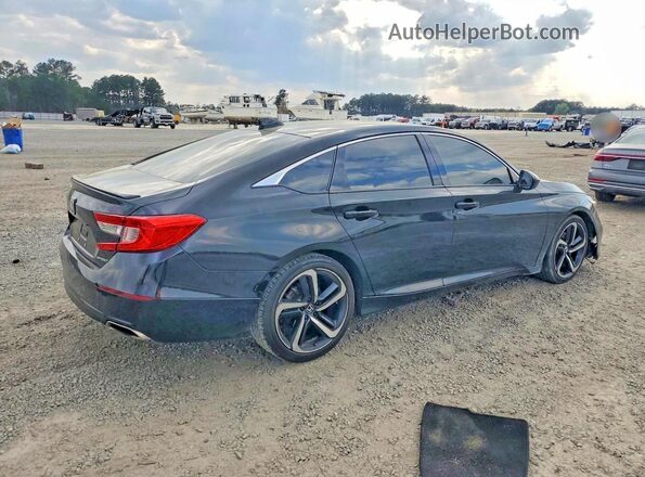 1HGCV1F32JA267918 2018 HONDA ACCORD Black Rear right