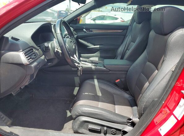 1HGCV1F32KA039516 2019 HONDA ACCORD Red Vista interior delantera