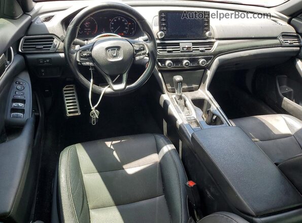 1HGCV1F32KA039516 2019 HONDA ACCORD Red Vista del salpicadero