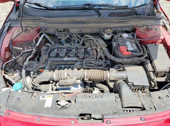 1HGCV1F32KA039516 2019 HONDA ACCORD Red Vista interior trasera