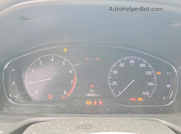 1HGCV1F32KA039516 2019 HONDA ACCORD Red Vista del cuadro de instrumentos