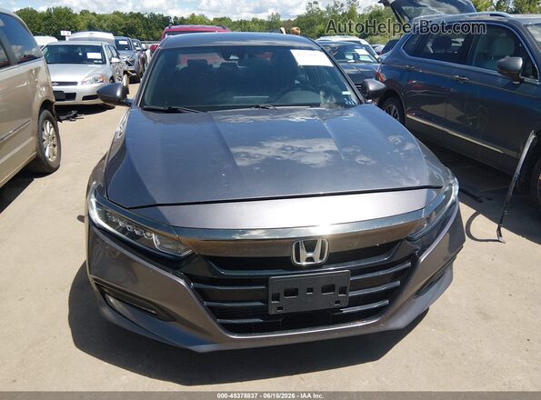1HGCV1F32KA097495 2019 HONDA ACCORD Gray Widok zestawu wskaźników