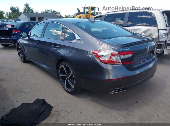 1HGCV1F32KA097495 2019 HONDA ACCORD Gray Tył lewy