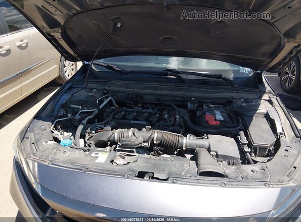 1HGCV1F32KA097495 2019 HONDA ACCORD Gray Widok z tyłu