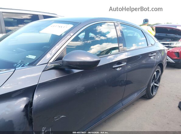 1HGCV1F32KA097495 2019 HONDA ACCORD Gray Widok wnętrza 360 stopni