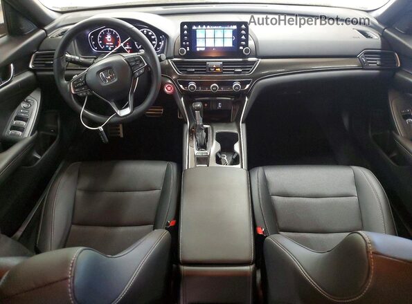 1HGCV1F32KA113338 2019 HONDA ACCORD Gray 
