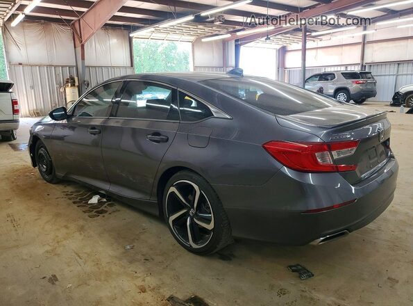 1HGCV1F32KA113338 2019 HONDA ACCORD Gray 